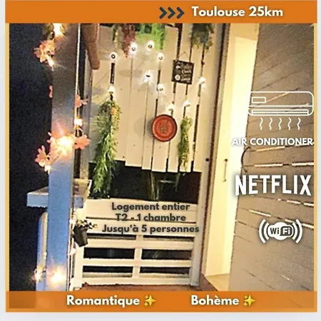 L'atelier Des Reves - Clim - Netflix - Wifi - Jardin شقة